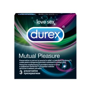 Durex Préservatifs de plaisir mutuel, 3-paquets