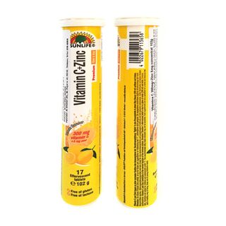 Šumeće Tablete Sunlife Vitamin C + Zink 20/1