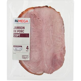 MEGA Jambon de porc, copt 150g