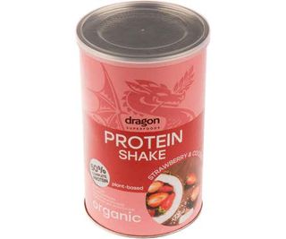 DRAGON SUPERFOODS organic protein shake strawberry coconut 450 GR