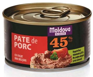 Moldova In Bucate Pate Porc 45% 140G