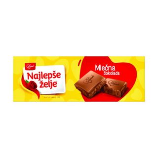 COKOLADA NAJLEPSE ZELJE MLECNA 250GR