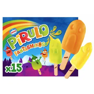 Helado Nestlé Pirulo Fantasmikos 15uds