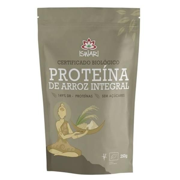 Proteína De Arroz Integral Bio  Iswari 250 Gramas