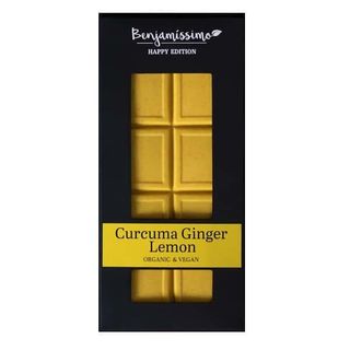 BENJAMISSIMO organic èokolada happy curcuma ginger lemon 60 GR