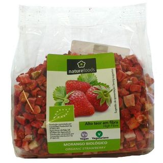 Morangos Liofilizados Bio  Naturefoods 50 Gramas