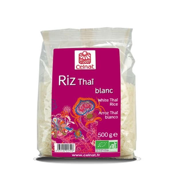 Arroz Thai Branco Bio Celnat 500 Gramas
