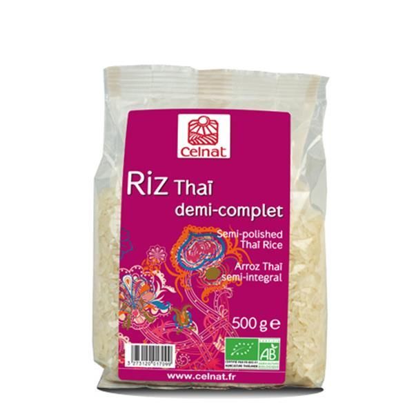 Arroz Thai Semi-Integral Celnat 500 Gramas