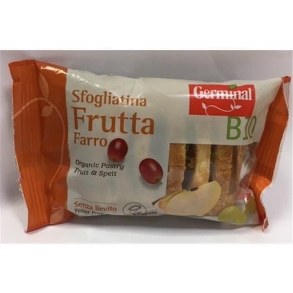 Folhados Com Recheio De Maçã E Passas Bio  Germinal 50 Gramas