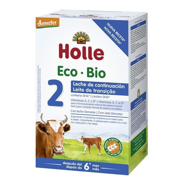 Leite Em Pó 2 Biológico 6M 600 Gramas Holle