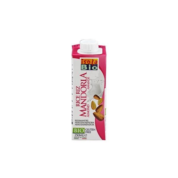 Bebida De Arroz + Amêndoa Bio Isola  Isola Bio 250 Ml