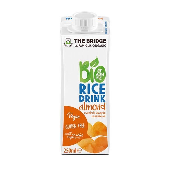 Bebida De Arroz E Amêndoa Bio The Bridge 250 Ml