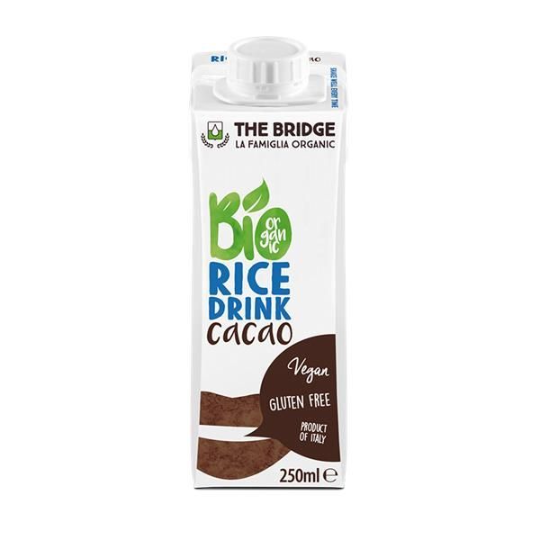 Bebida De Arroz E Cacau Bio The Bridge 250 Ml