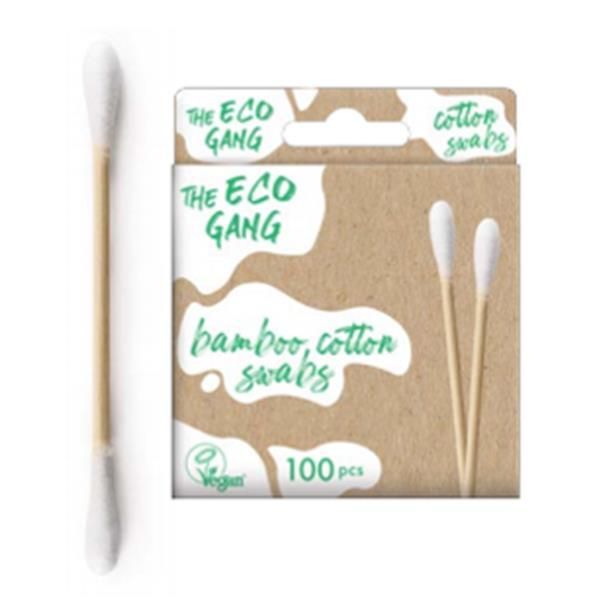 Cotonetes Em Bambu E Algodão The Eco Gang 100 Unidades