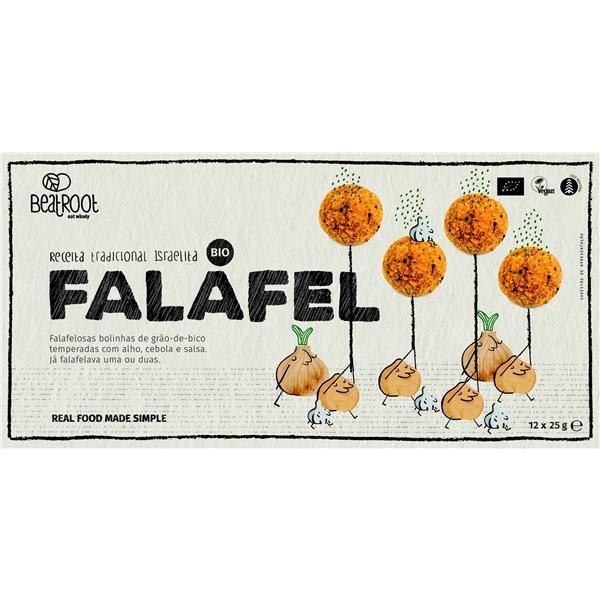 Falafel Vegan Bio Bolinhas Gão-De-Bico Congeladas 300Gr Beatroot