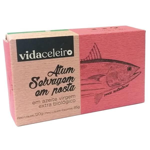 Atum Selvagem Em Azeite Biológico 120 Gramas Vida Celeiro