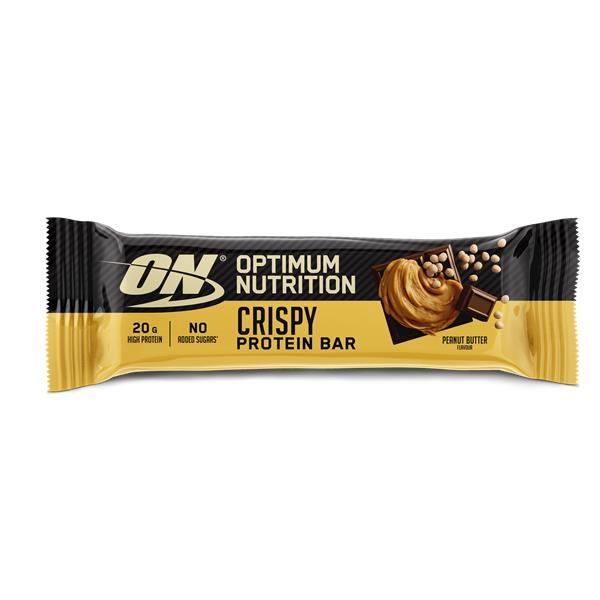 Barra Crispy Manteiga Amendoim On Optimum Nutrition 65 Gramas
