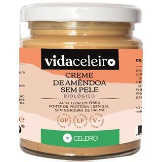 Creme De Amêndoa Sem Pele Bio Vida Celeiro 230 Gramas