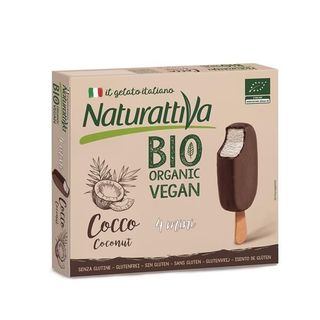 Helado De Cacao Con Cobertura De Cacao Bio Sin Gluten 200G Naturattiva