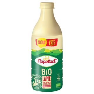 Lapte de vaca BIO Napolact, 3.8% grasime, 1.5 l