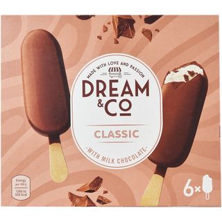 Dream&Co Sladoled od Vanile sa Čokoladnom Glazurom, 6x120ml