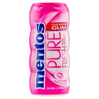 Mentos Chewing-Gum Pure Fresh Bubble Fresh Pocket Bottle sans sucre 30g