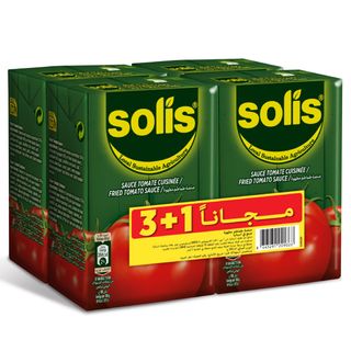 Sauce Tomate cuisinée Lot 3+1 gratuit - SOLIS