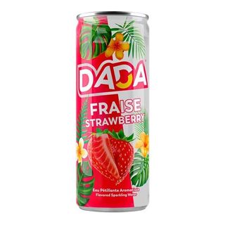 Eau Pétillante aromatisée à la fraise 330ml - DADA