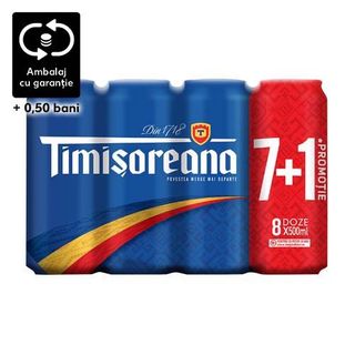 Bere Timisoreana Doza 8x0.5L