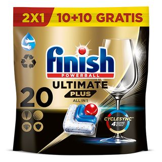 DETERGENTE MÁQUINA LOIÇA FINISH ULTIMATE PLUS REGULAR 22P