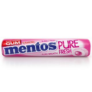 Mentos Chewing-Gum Bubble Roll Pure Fresh sans sucre 15g