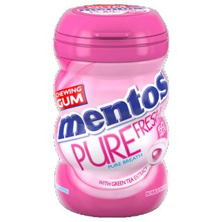 Mentos Chewing-Gum Bubble Nano Bottle Pure Fresh sans sucre 17g