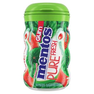 Mentos Pure Fresh Chewing-Gum Watermelon sans sucre Pocket Bottle 24,5g