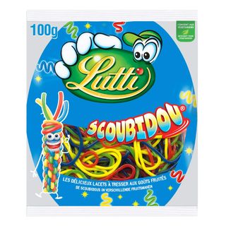 Lutti Scoubidou Bonbons Lacets 100g