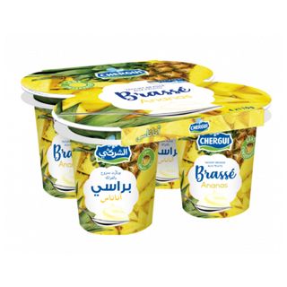 CHERGUI Yaourt Brassé Ananas 4x110g