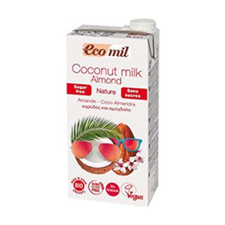 ECOMIL organic napitak kokos badem bez šeæera 1000 ML