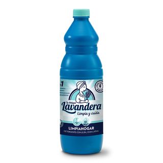 La Lavandera Lejía Con Detergente Azul 1,5 L
