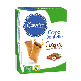 Вафельні трубочки з какао та фундуком ТМ GAVOTTES 90 г