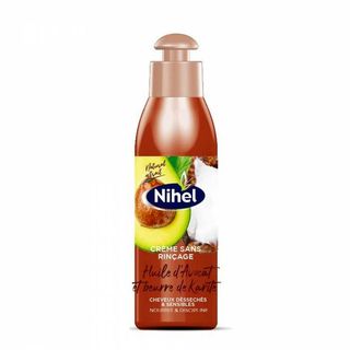 Nihel Crème sans rinçage à l'huile d'avocat secs et frisés Le flacon de 140ml