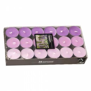 Bougies chauffe-plat parfumées lavande La boite de 36 pièces