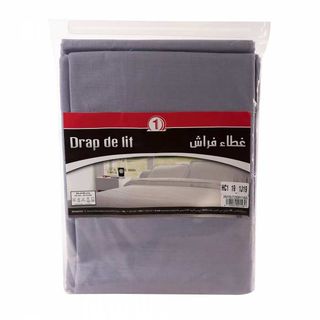 N°1 Drap De Lit Bleu Dimensions: 220X240Cm