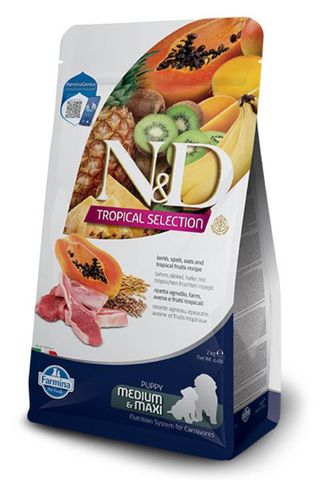 "N&D Tropical Lamb Puppy Medium&Maxi 2kg"