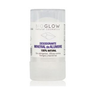 Desodorante 100% Natural De Alumbre En Stick Bioglow 120 Gr