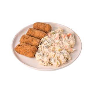 Combinado Ensaladillas Rusa y Croquetas Pollo Cuina 300G Eco