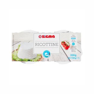 Ricottine Sigma Lat 100%Ita 100 Gr X 2Pz