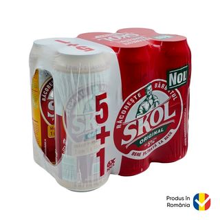 Skol, Bere blonda 5+1 x 0.5L (ID 42611)