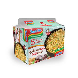 Nouilles saveur bœuf x5 - INDOMIE