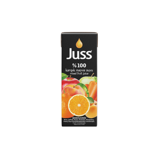 Juss ხილის წვენი 100%-200მლ