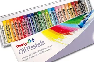 Pentel Pastele Olejne W 24 Kolory