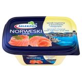 Сир плавлений 150г пастоподібний Mlekpol Norwegian taste з додаванням лосося та кропу 52%, Польща
